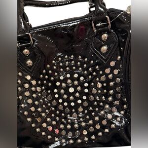 Black Studded Handbag